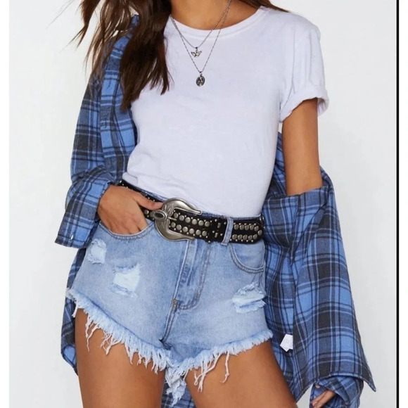 Nasty Gal Pants - Nasty gal denim Jean shorts size 6